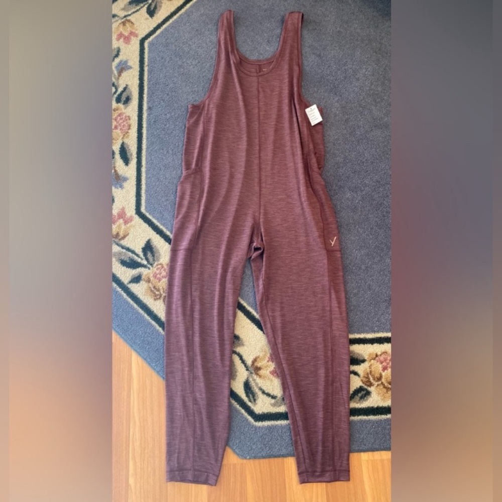 Indyeva Zuha Chai Burgundy Small Quick Dry Jumpsuit Overalls